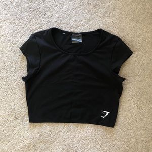 Gymshark dreamy cropped shirt.